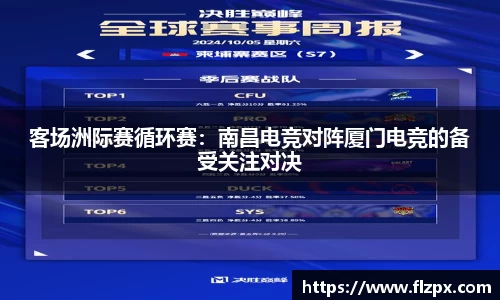 客场洲际赛循环赛：南昌电竞对阵厦门电竞的备受关注对决